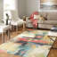 Tapis rouge / beige Hallberg-1676929671