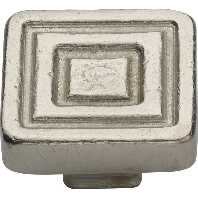 Poignée d'armoire rustique, 1.5, Bronze blanc