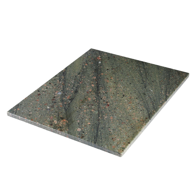 20*16in Natural Marble Cutting Board, Wild West Green