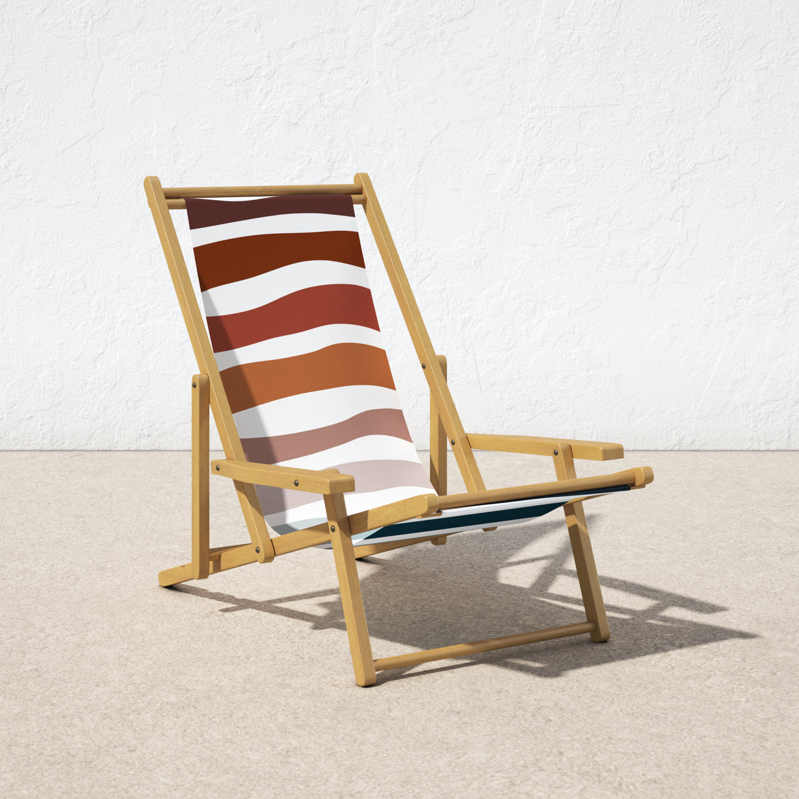 Giana Reclining Folding Deck Chair