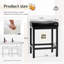 Tabouret de haute qualité avec coussin et structure en cuir-1825436646