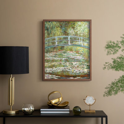 «Vintage Landscape XLV», reproduction encadrée - bois massif