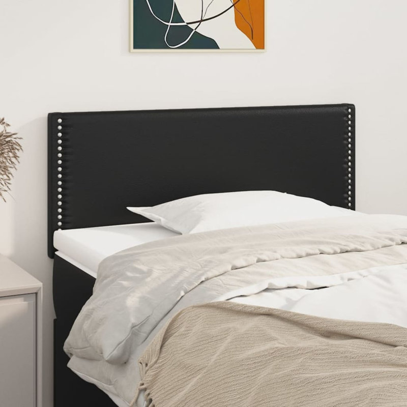 Elnora Headboard, 88cm H x 90cm W x 5cm D, Black
