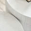 Table d'appoint de 2 pièces en placage de chêne blanc, idéale pour le salon et l'utilisation de café, de chêne et de noyer