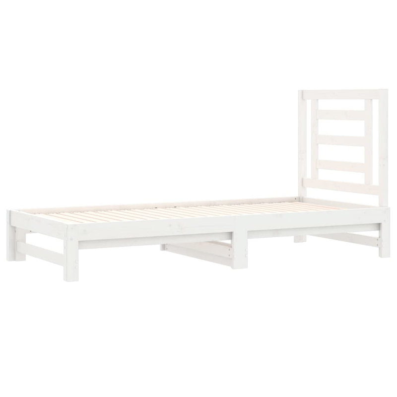 Krishnan Bed Frame, White, 90 x 200 cm