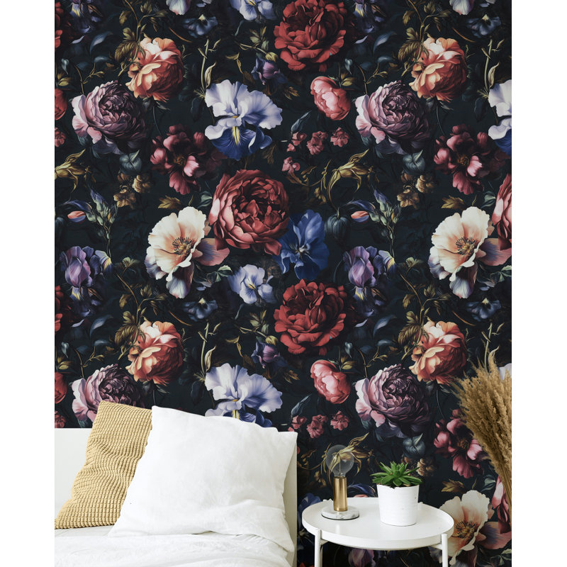 Papier peint floral Moody Garden
