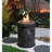 20 Inch Diameter Outdoor Gas Fire Pit, 32000 , , With Lava Stones And Rainproof Housing Stove, Diameter, Approved, Covering