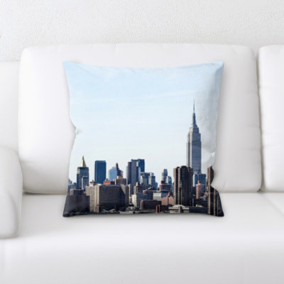 Bouldin Creek City of New York Throw Pillow
