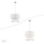 Luminaire suspendu à 1 lumière Hust