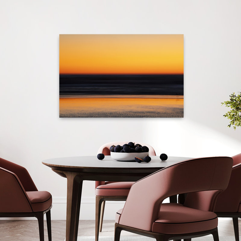 Seascape At Sunset, Cannon Beach, Oregon, Usa Contemporary Wall Art, H 24 po x l 36 po