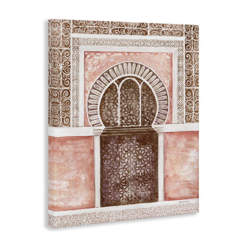 Moroccan Tiled Alcove Canvas Wall Art by Yvette St. Amant, 20" H x 16" W