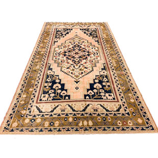 Tribal One-of-a-Kind 5'6" X 9'3" 1970s Wool Area Rug in