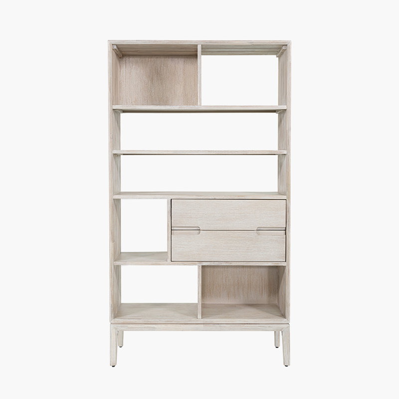 Takierra Display Cabinet, White Sand
