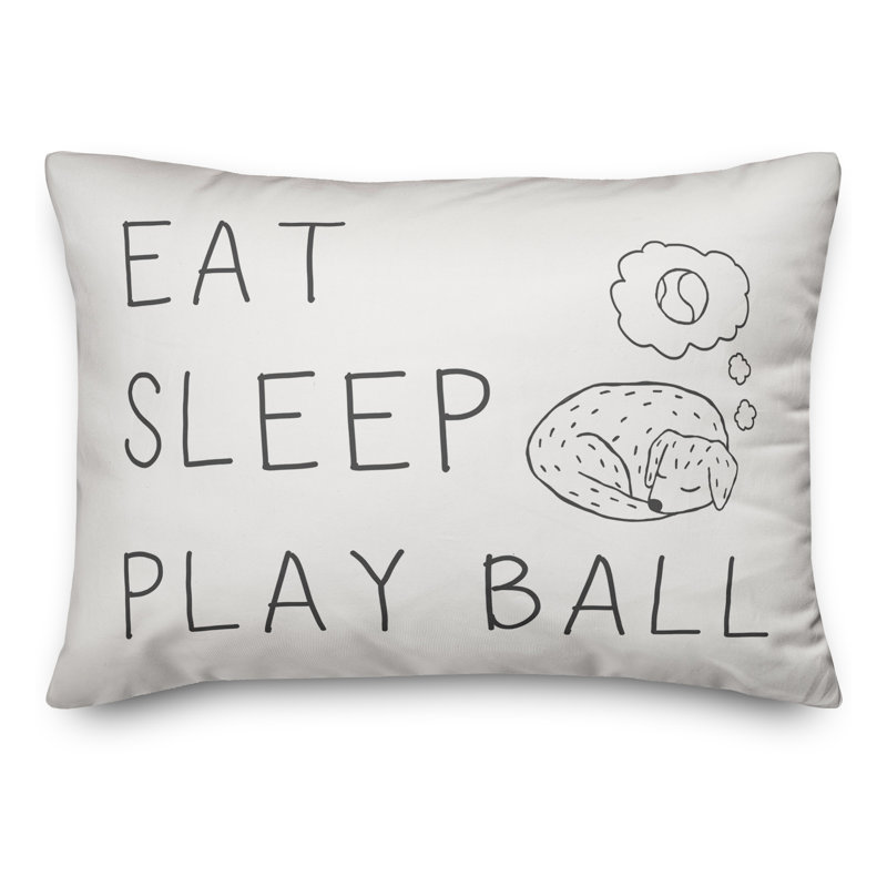  Coussin lombaire Eat Sleep Play Ball