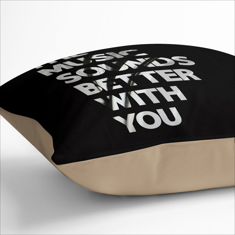 Square Cushion, Stone, 55cm H x 55cm W x 20cm D