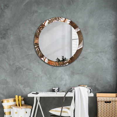 Huldar Glass Flat Wall Mirror