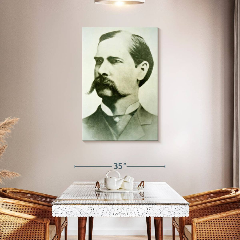Lelar Wyatt Earp 1886, 45" H x 30" W