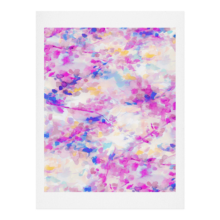 Toile de peinture magenta, H 20 po x l 16 po x P 0,13 po
