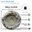 Horloge murale moderne blanche élégante 12 po