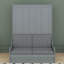 Grand lit escamotable mural avec coussin
