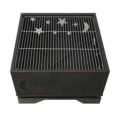 Foyer carré 26 po avec barbecue