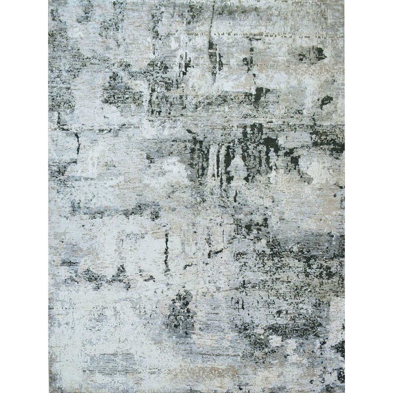 Tapis rectangulaire noué à la main, Rectangle 12 pi x 15 pi
