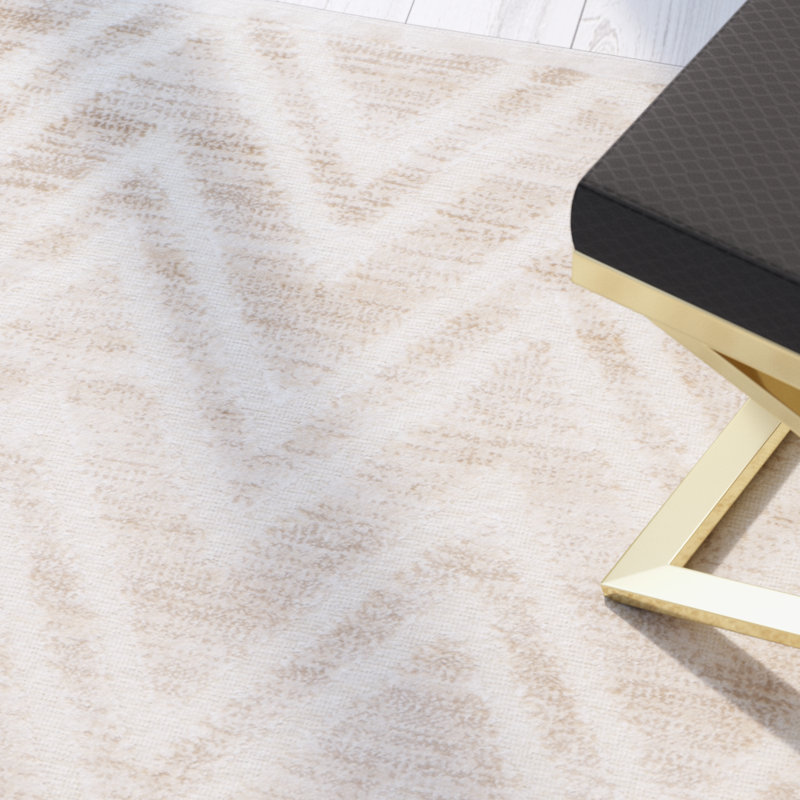 Arriaga Chevron Hand Woven Area Rug, Rectangle 122 x 170 cm