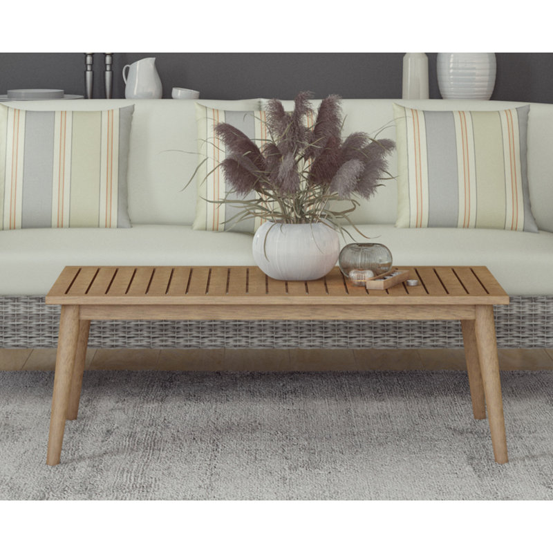 Azleigh Solid Wood Top Coffee Table