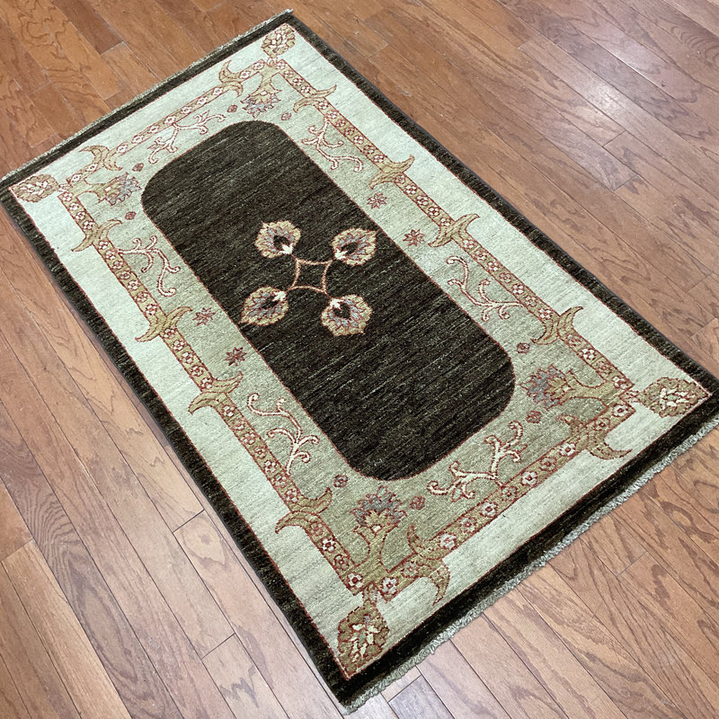  Handmade Oushak Wool Rug