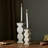 Wood Candle Holder | Decorative Wooden Candle Stand | 3x9"-2022150363