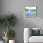  Art mural en toile, Voilier sur le lac par Deb Strain, 18 po x 18 po-321613225