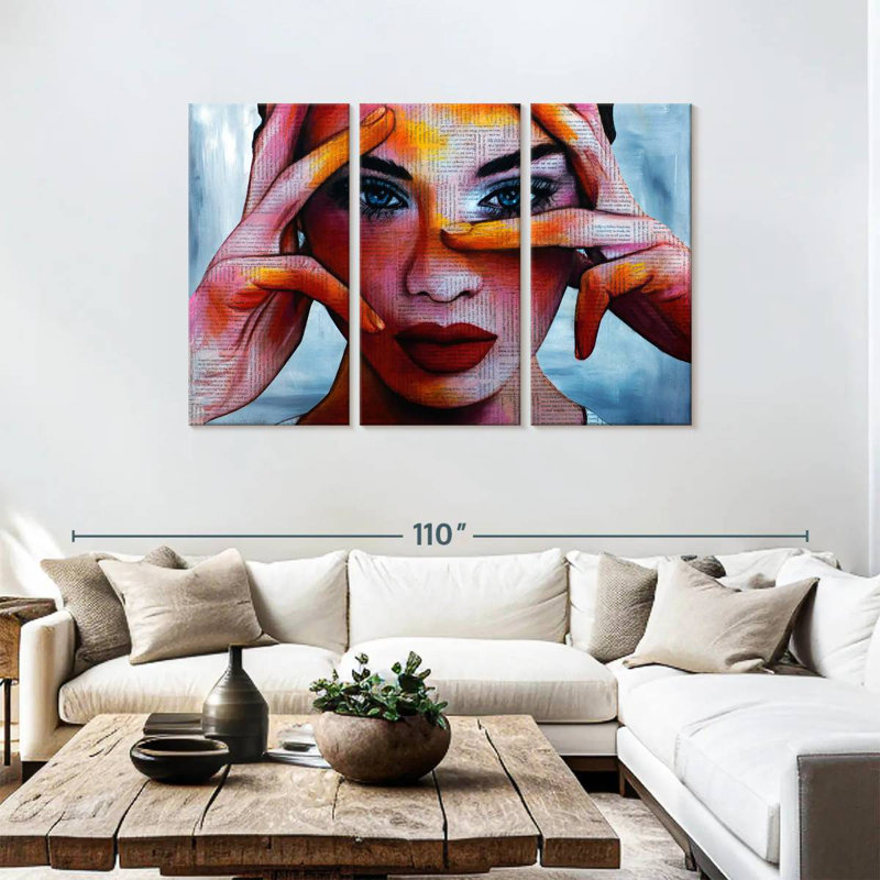 Leisha Liquid Sunset, 48" H x 74" W