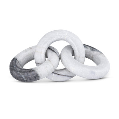 Rings Marble Decorative Object