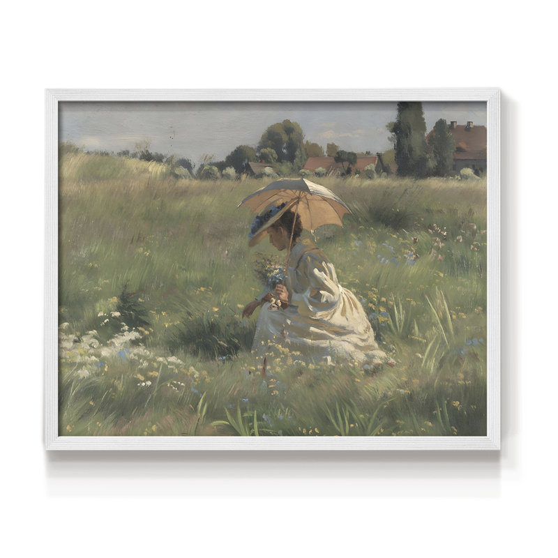 Paysages rétro-DCCDXL-III - impression encadrée - réaménageable, H 8 po x l 10 po, Blanc