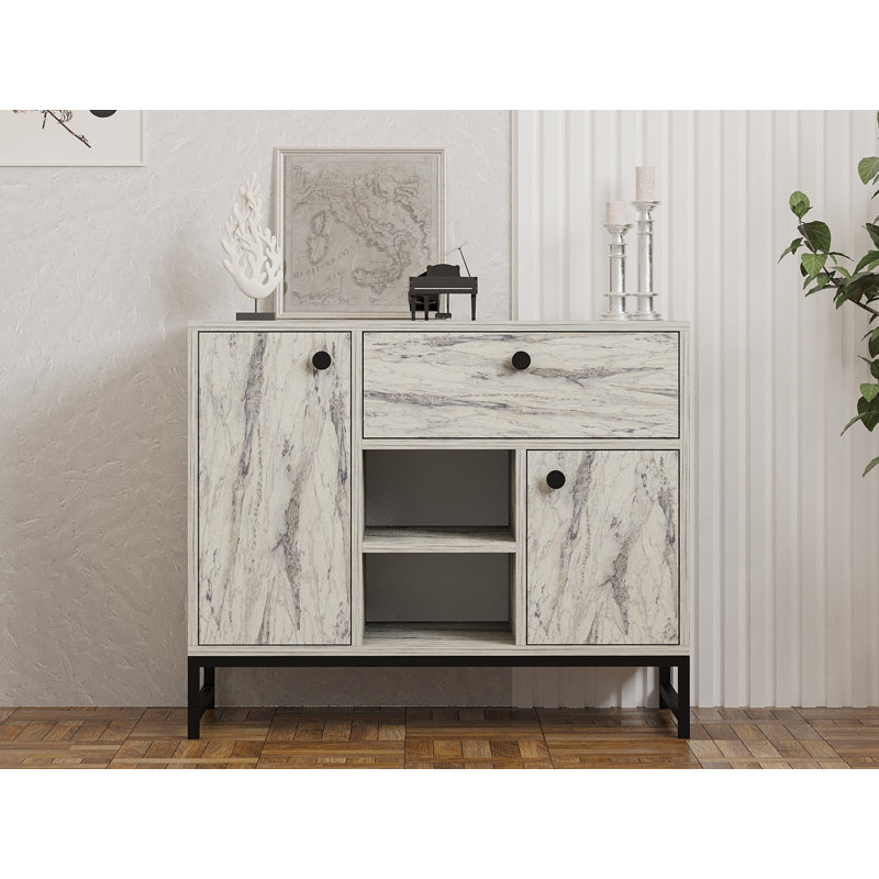 Puqa Design 75cm Console Table, Freesia Marble
