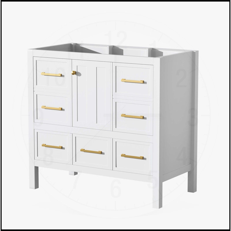 Meuble-lavabo 36 po sans lavabo, Blanc