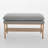 Upholstered Shoe Storage Bench With Cushioned Seat, End Of Bed Bench With Open Shelf And Metal Legs For Entryway-1607292842