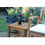 Santorini Set with Cushion FSC 100% Acacia Wood Natural Colour (1 chair + 1 side table)