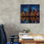  Art mural en toile «Stained Chicago» par Ann Klee, 26 po x 26 po-302837639