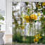 Tournesols fleurs jaunes décoration rustique abstrait artistique avec 12 crochets-1438639342