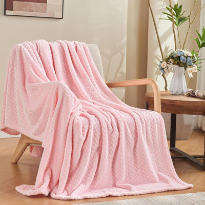 Molleton doux pour lit, flanelle douce, confortable pour les adultes, motif de feuilles floues pour la peluche chaude et officielle pour toutes les saisons