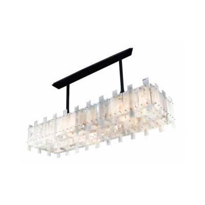 Lustre en cristal de roche Petra