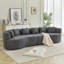 Canapé modulaire incurvé avec tissu chenille luxueux et confort Cloud-1641238286