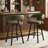 Counter Height Bar Stools Modern Bar Chairs With Back Leather Upholstered Barstools With Metal Footrest Comfortable Island Chairs For Kitchen Counter/Home Bar/Dining Room-1713663566