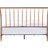 Breccia Sleight Queen Bed in Copper