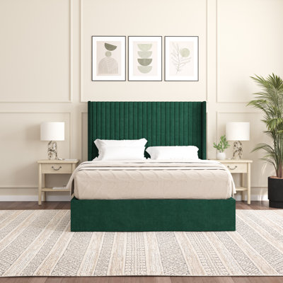 Barkat Upholstered Ottoman Storage Bed