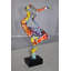 Statue moderne en résine graffiti Kennesaw Gone With The Wind Taille: 9 po x 3 po x H 14 po