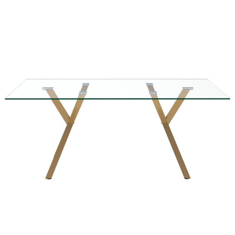 Table de salle à manger Banach, Or vieilli