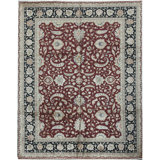Hand Woven Silk and Wool Oriental Area Rug
