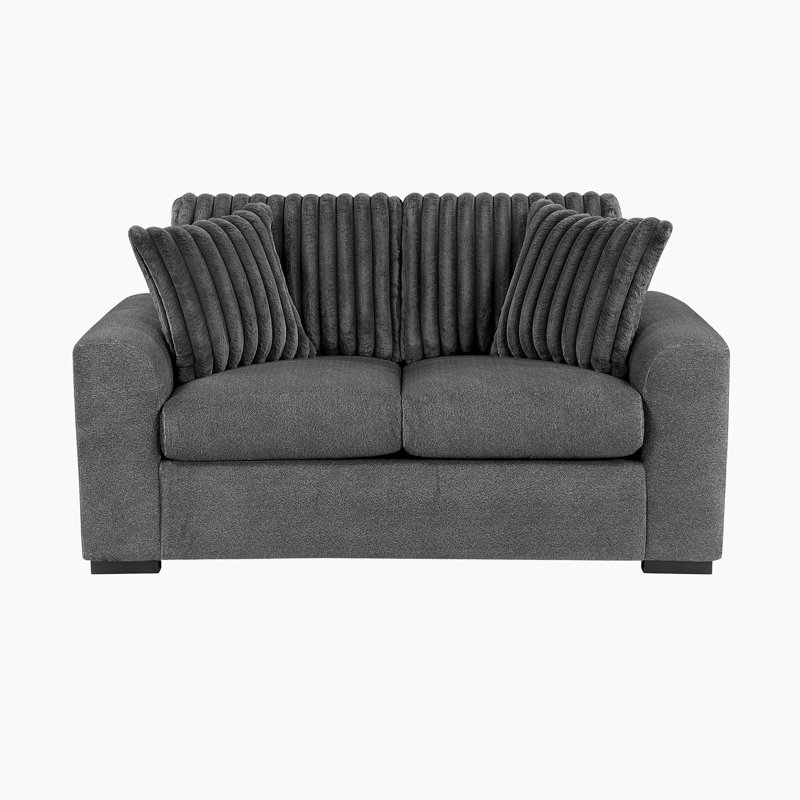 Causeuse Rufus, Gris foncé